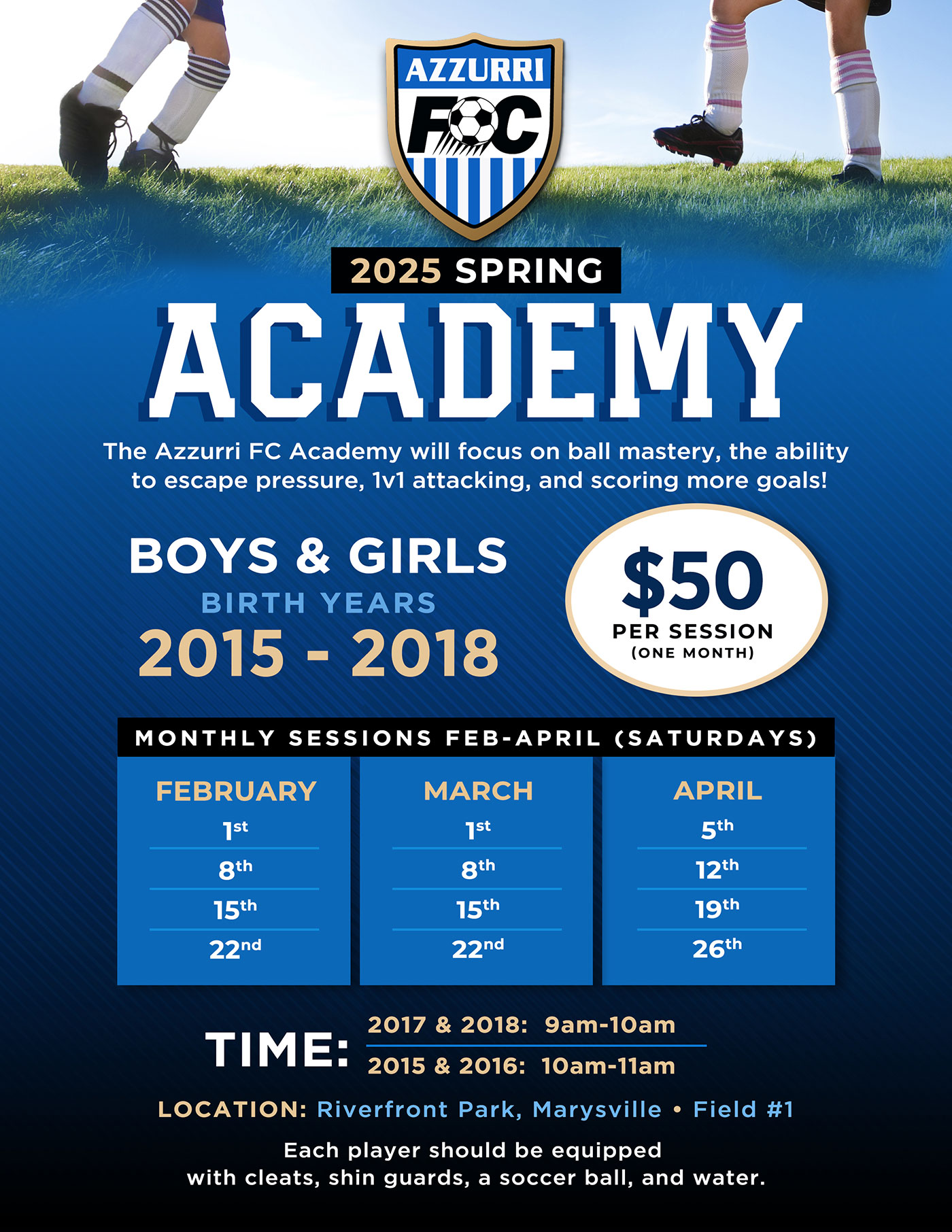 soccer academy yuba sutter area - Azzurri FC